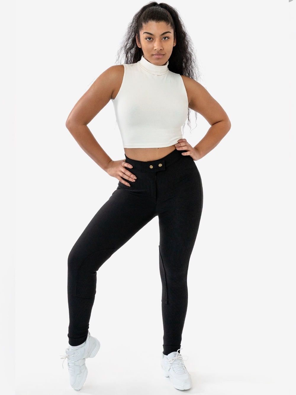 American Apparel Women's The Riding Pant - Black SIZE M MEDIUM VINTAGE